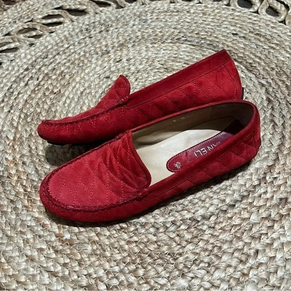 Lot Of 2 Vaneli Womens 8M Suede Driving Moc Slip On Loafers Flats Shoes - Picture 8 of 11